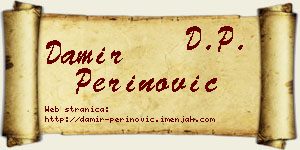 Damir Perinović vizit kartica